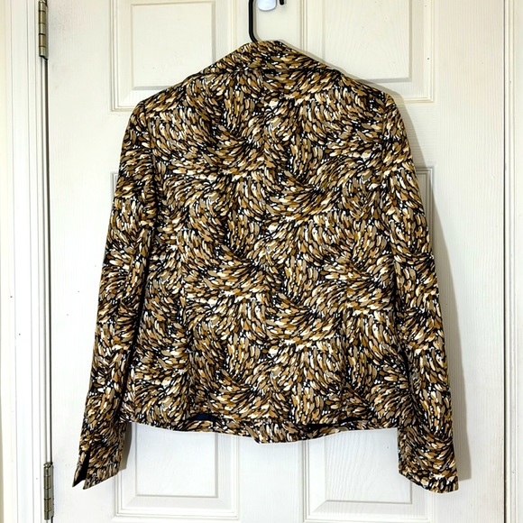 NWOT Animal Print Blazer Size 6 - Picture 6 of 8
